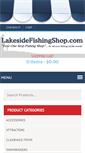 Mobile Screenshot of lakesidefishingshop.com